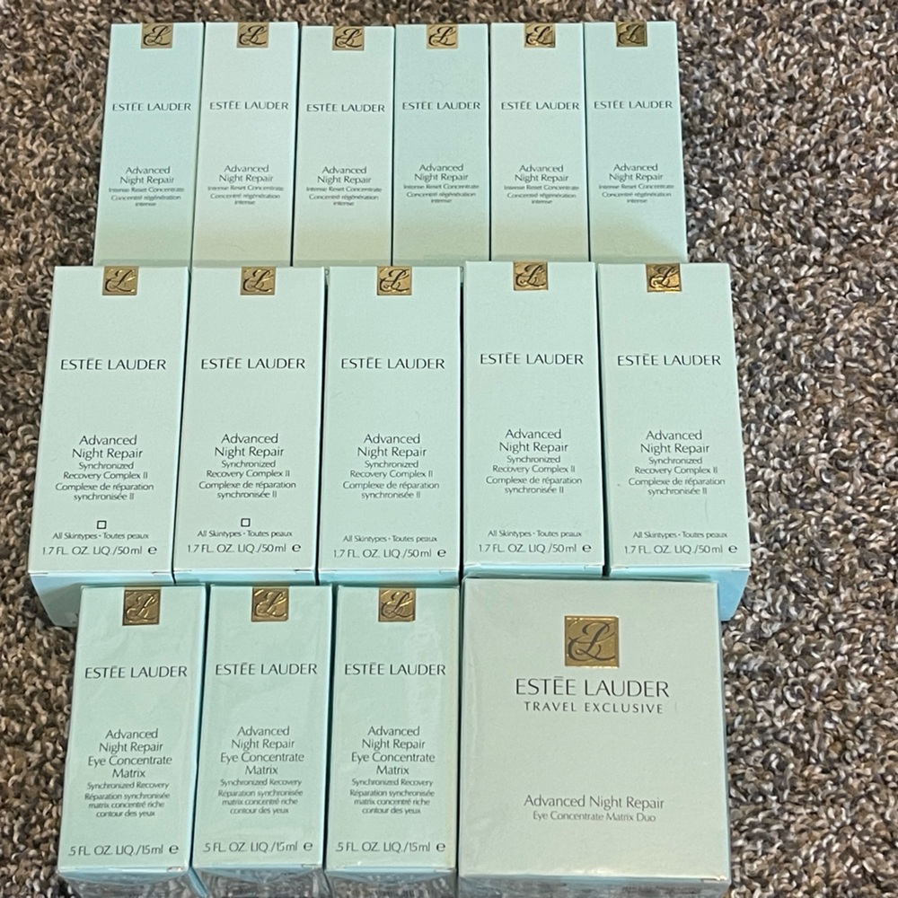 BNIB Estée Lauder Advanced Night Repair Lot - 16 pieces (15 boxes) - NEW/UNUSED!